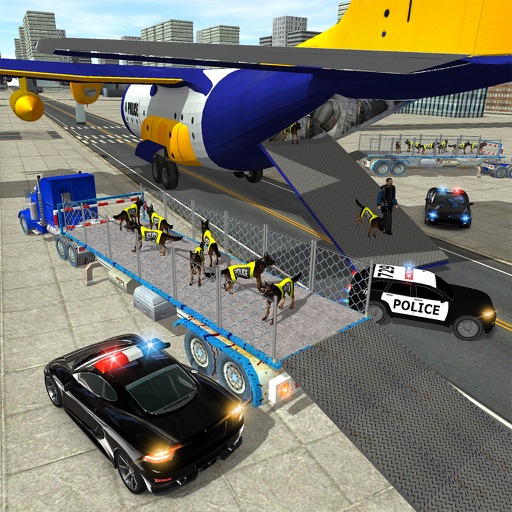 Police Airplane Dog Transport Police Airplane Dog Transport
