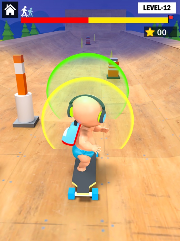 Skate Baby Run: Find Daddy iPad Screenshots