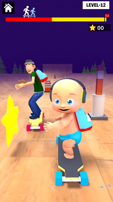 Skate Baby Run: Find Daddy Screenshots