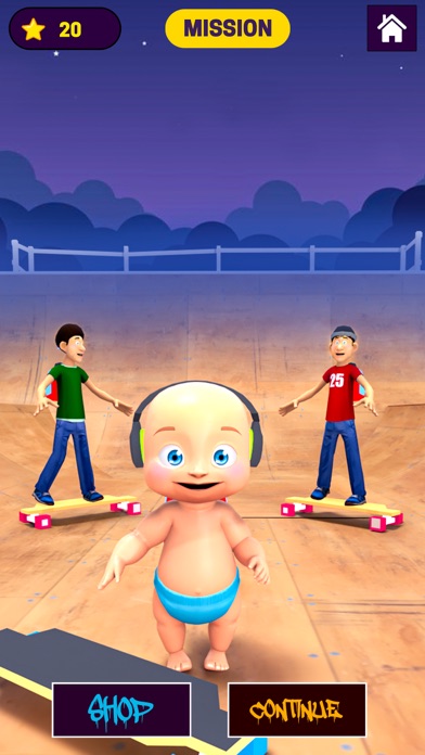 Skate Baby Run: Find Daddy Screenshots