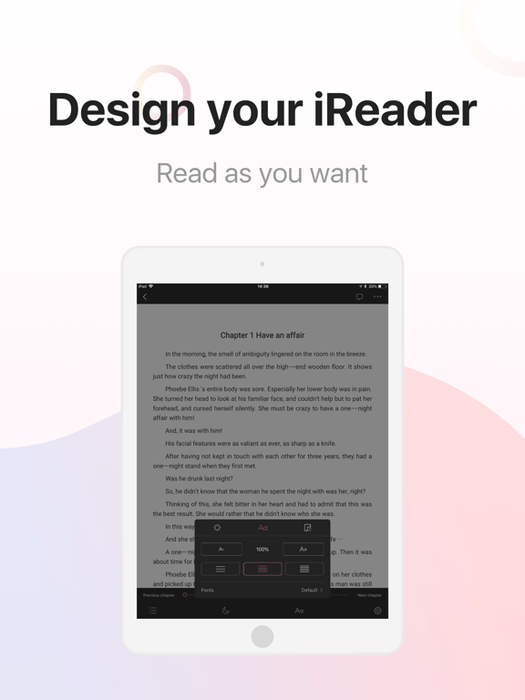 Novelful iPad Screenshots