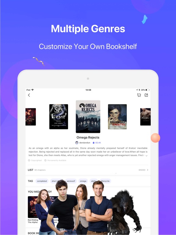 Storysome - Completed Story iPad Screenshots