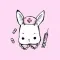 Sweet kawaii bunnies
