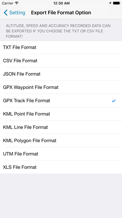 GPS Coordinate Recorder Screenshots
