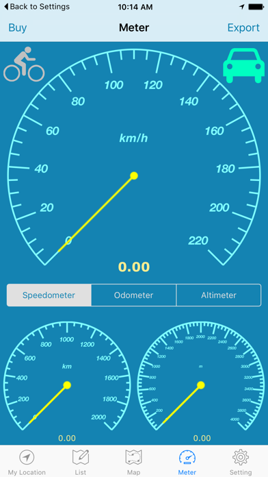 GPS Coordinate Recorder Screenshots