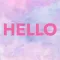 Watercolor Words Stickers