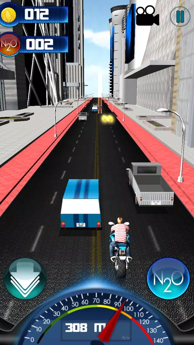 3D City Moto Racer स्क्रीनशॉट