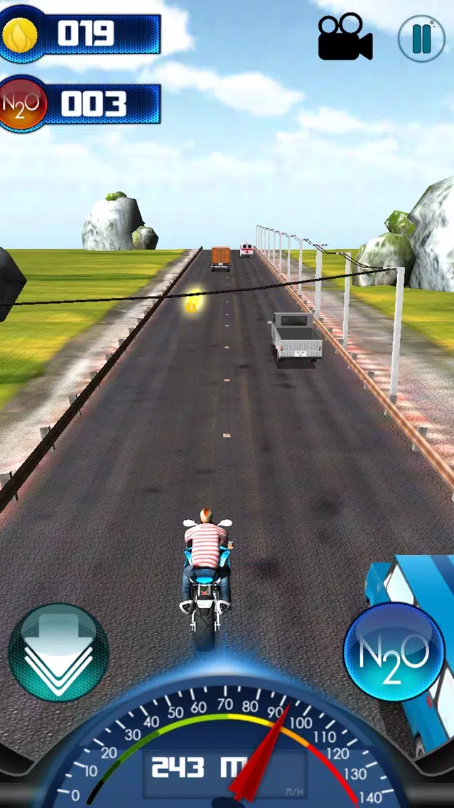 3D City Moto Racer स्क्रीनशॉट