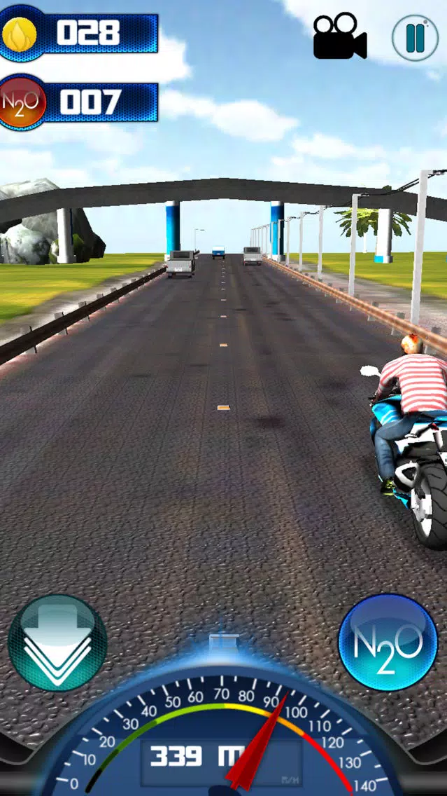 3D City Moto Racer स्क्रीनशॉट