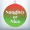 Naughty or Nice Xmas Ornament