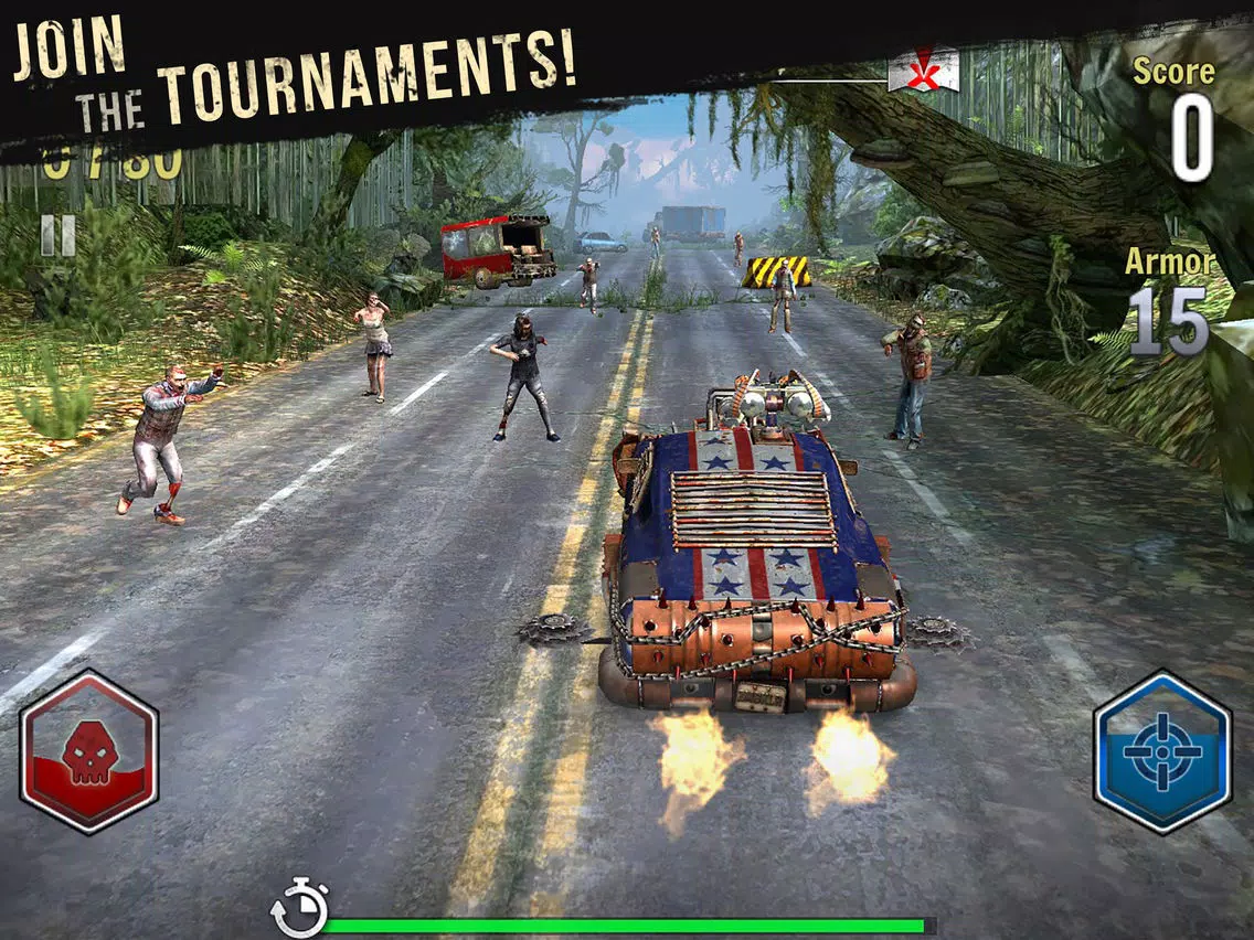 Guns, Cars and Zombies! Turbo iPad 应用截图