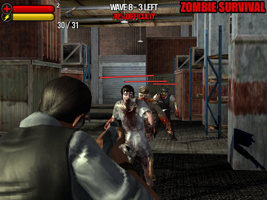 Zombie Survival: Endless Arena iPad 应用截图
