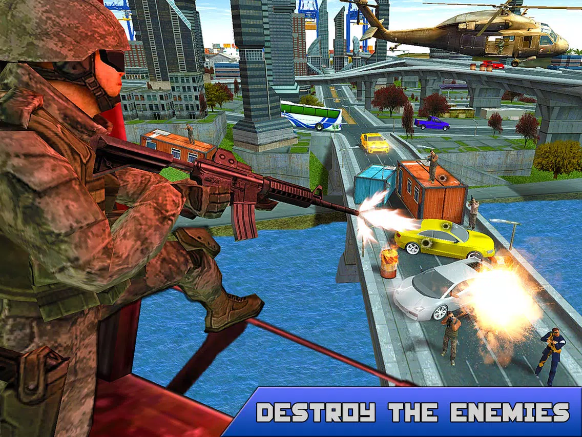 Air Shooter Gunship 3D iPad 应用截图