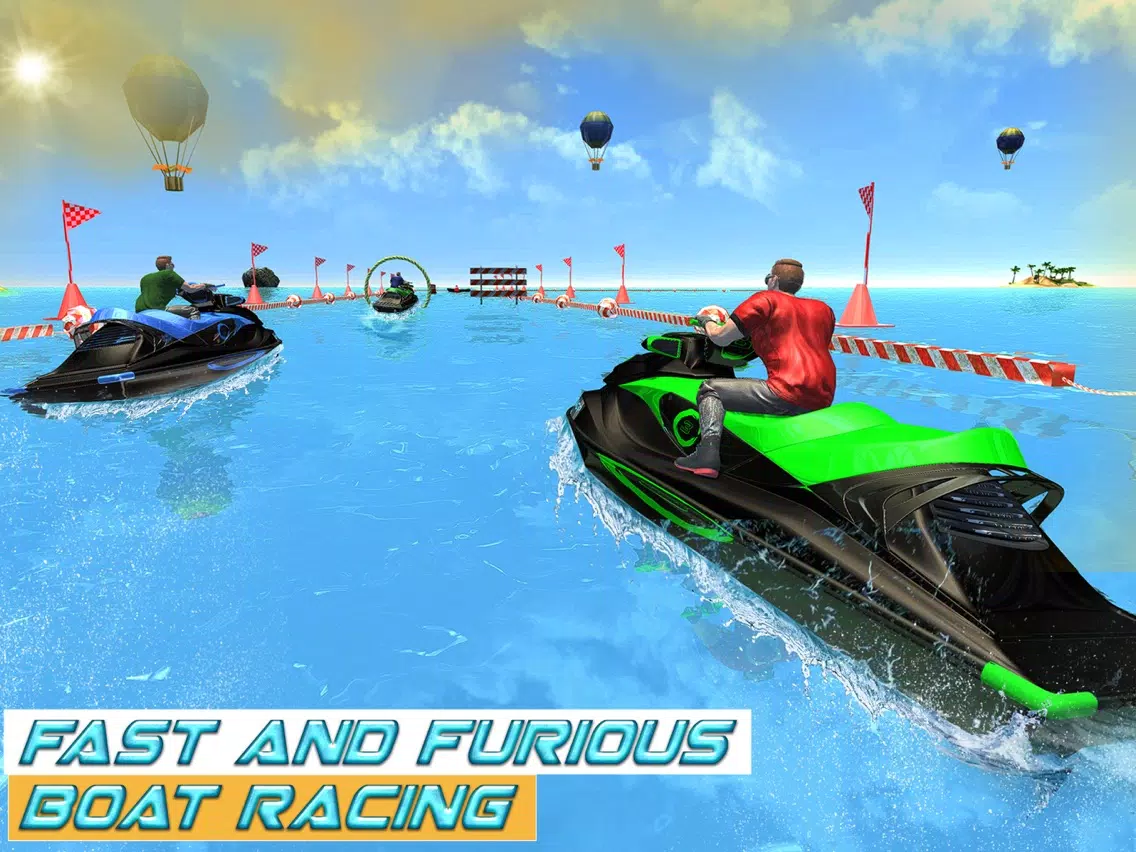 Ảnh chụp màn hình của Power Boat Extreme Racing Sim iPad 
