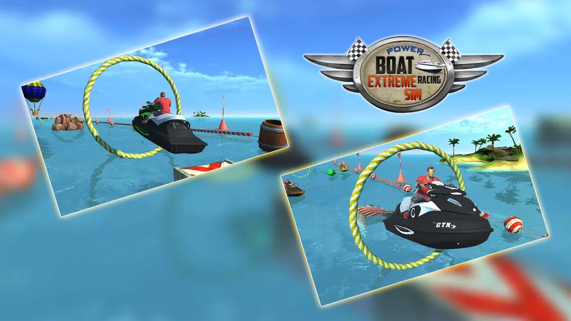 Ảnh chụp màn hình của Power Boat Extreme Racing Sim