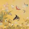 Flower and bird
