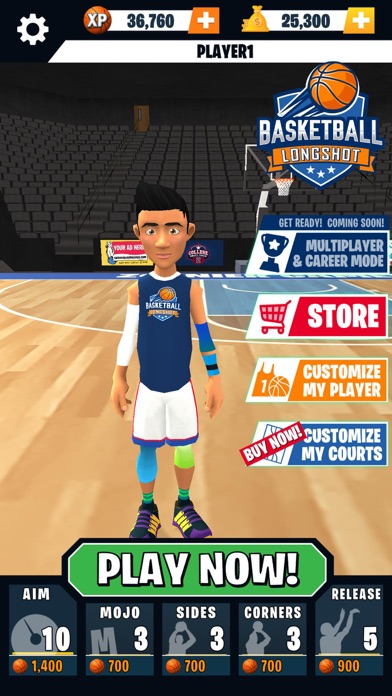 Basketball Longshot Screenshots