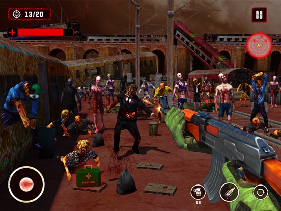 Zombie Attack Survival Games iPad  স্ক্রিনশট
