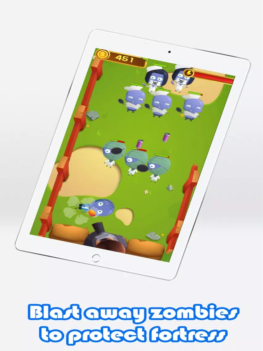 Zombie Cannon Blaster - shoot zombies! iPad Screenshots