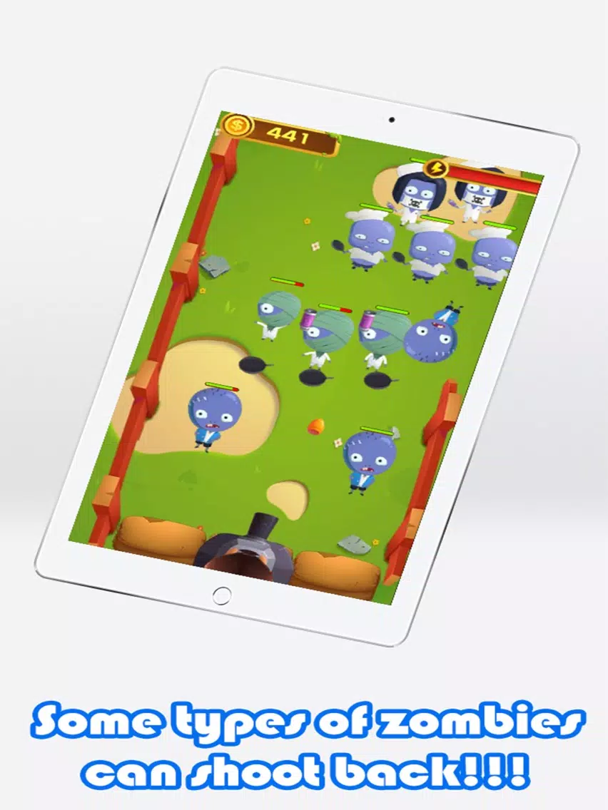 Zombie Cannon Blaster - shoot zombies! iPad Screenshots