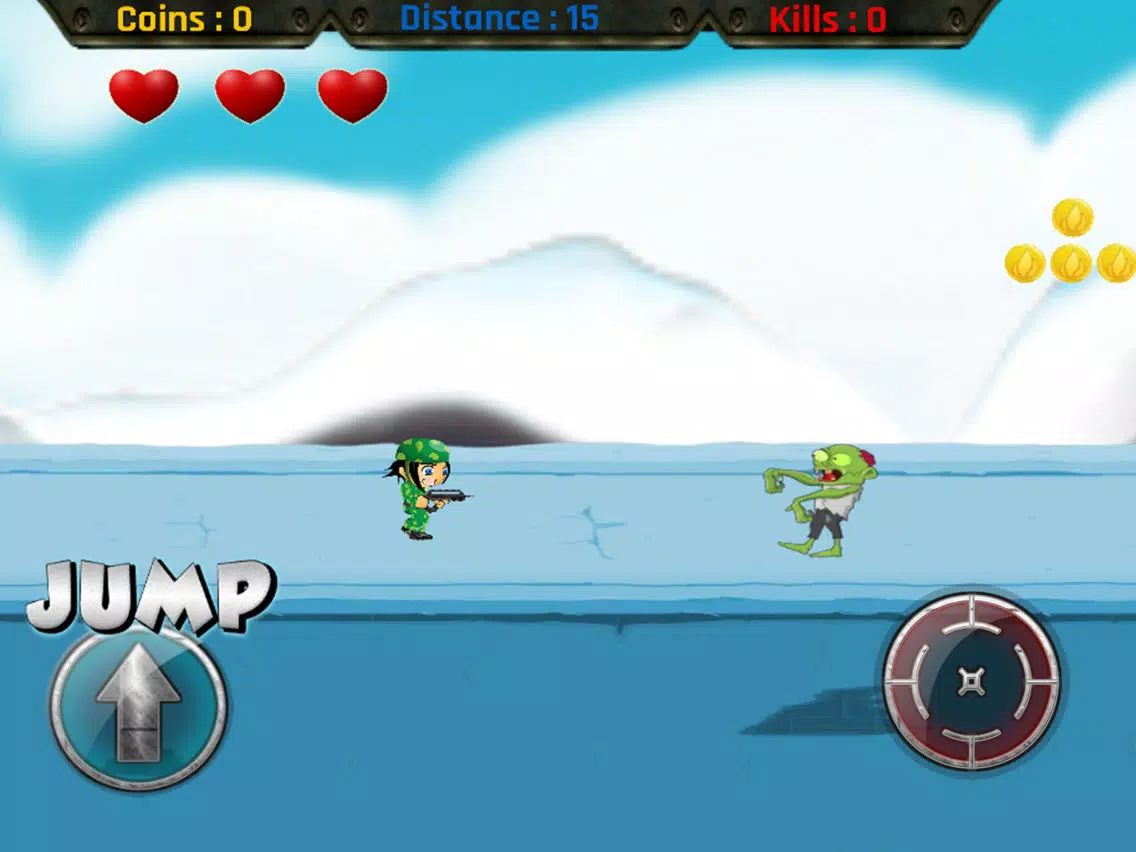 Zombie Fighter : Zombie Shooter iPad Screenshots
