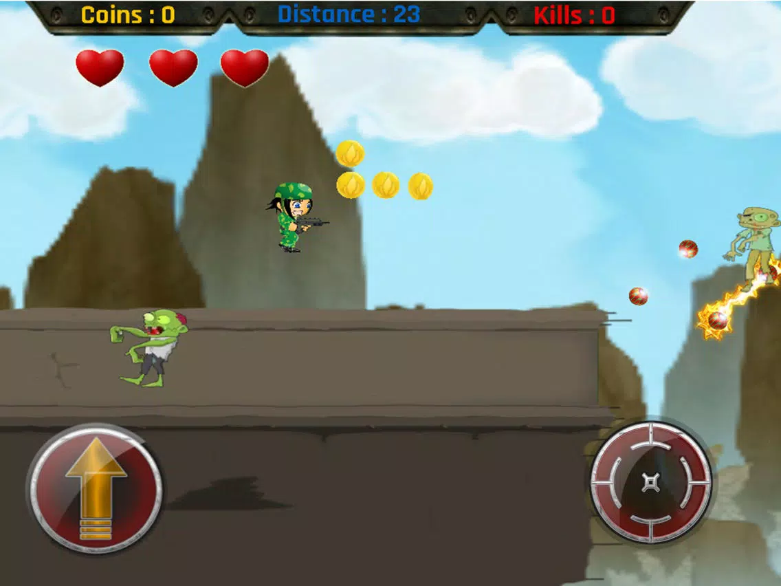 Zombie Fighter : Zombie Shooter iPad Screenshots