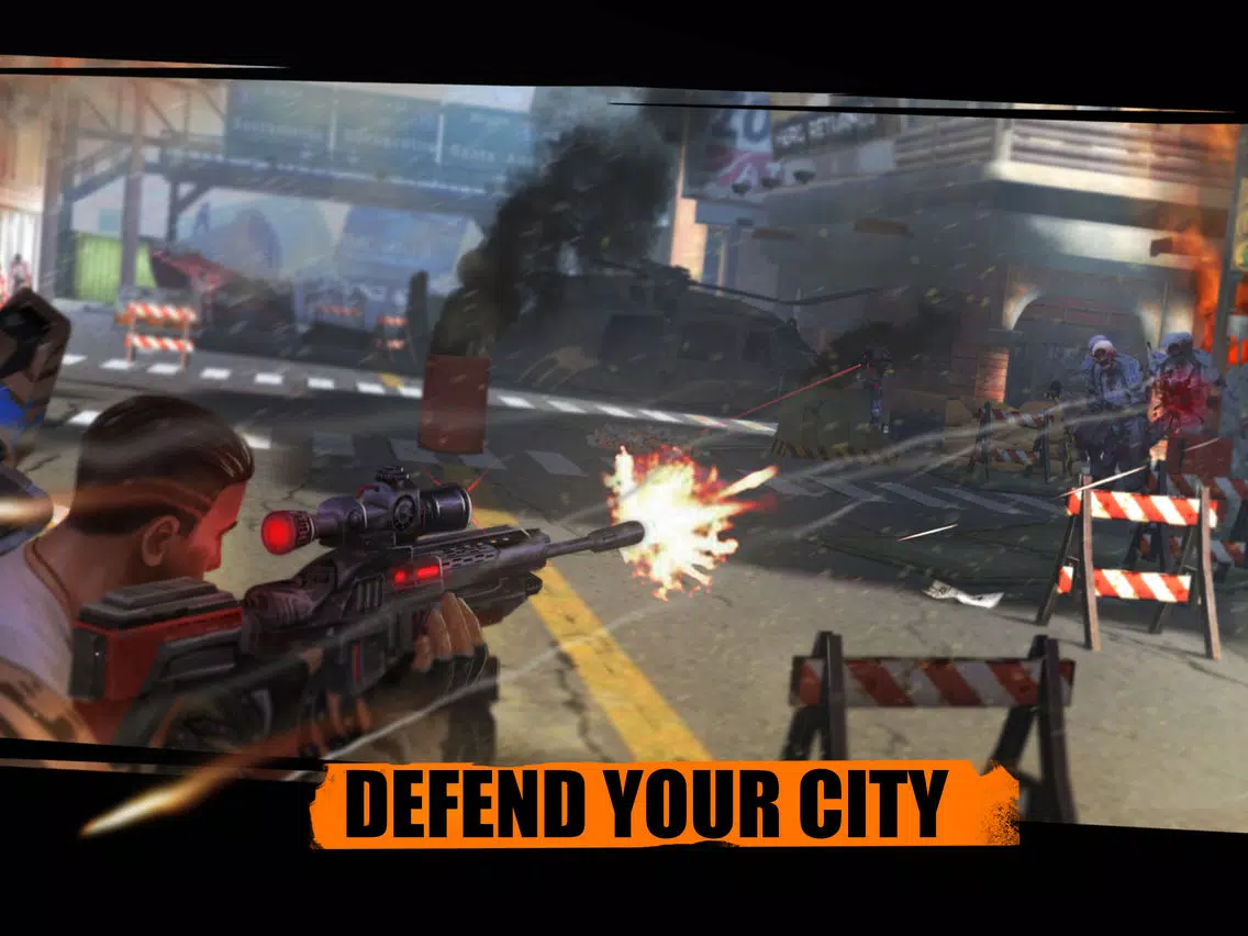 Zombie Attack - Sniper Shoot iPad 应用截图