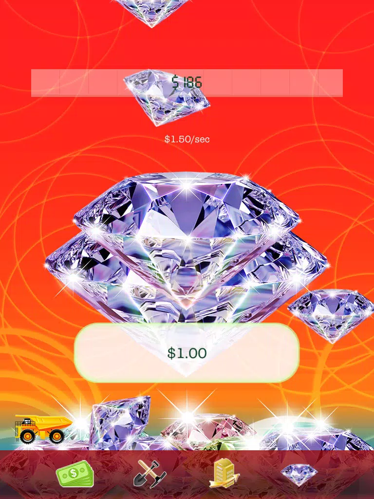 Let It Snow: Diamond Edition - Swipe to Collect Clicker Money Mining Diamonds and Let It Rain iPad Screenshots