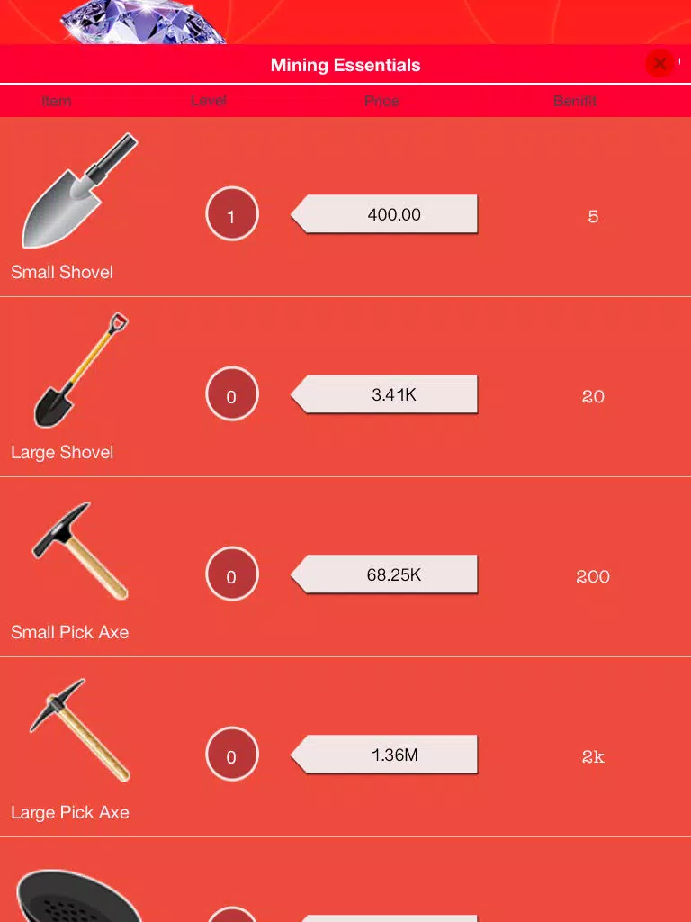 Let It Snow: Diamond Edition - Swipe to Collect Clicker Money Mining Diamonds and Let It Rain iPad Screenshots