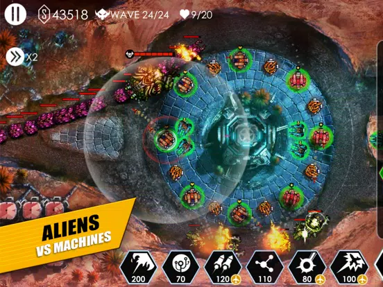 Captures d'écran de Tower Defense: Invasion iPad 