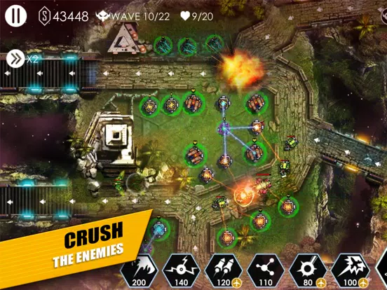 Captures d'écran de Tower Defense: Invasion iPad 