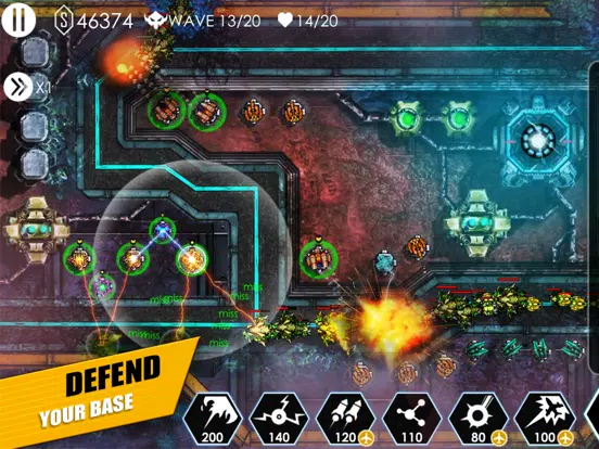 Captures d'écran de Tower Defense: Invasion iPad 
