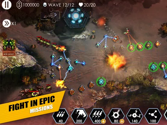 Captures d'écran de Tower Defense: Invasion iPad 