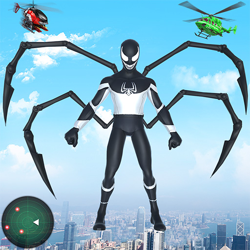 Black Spider Rope Hero