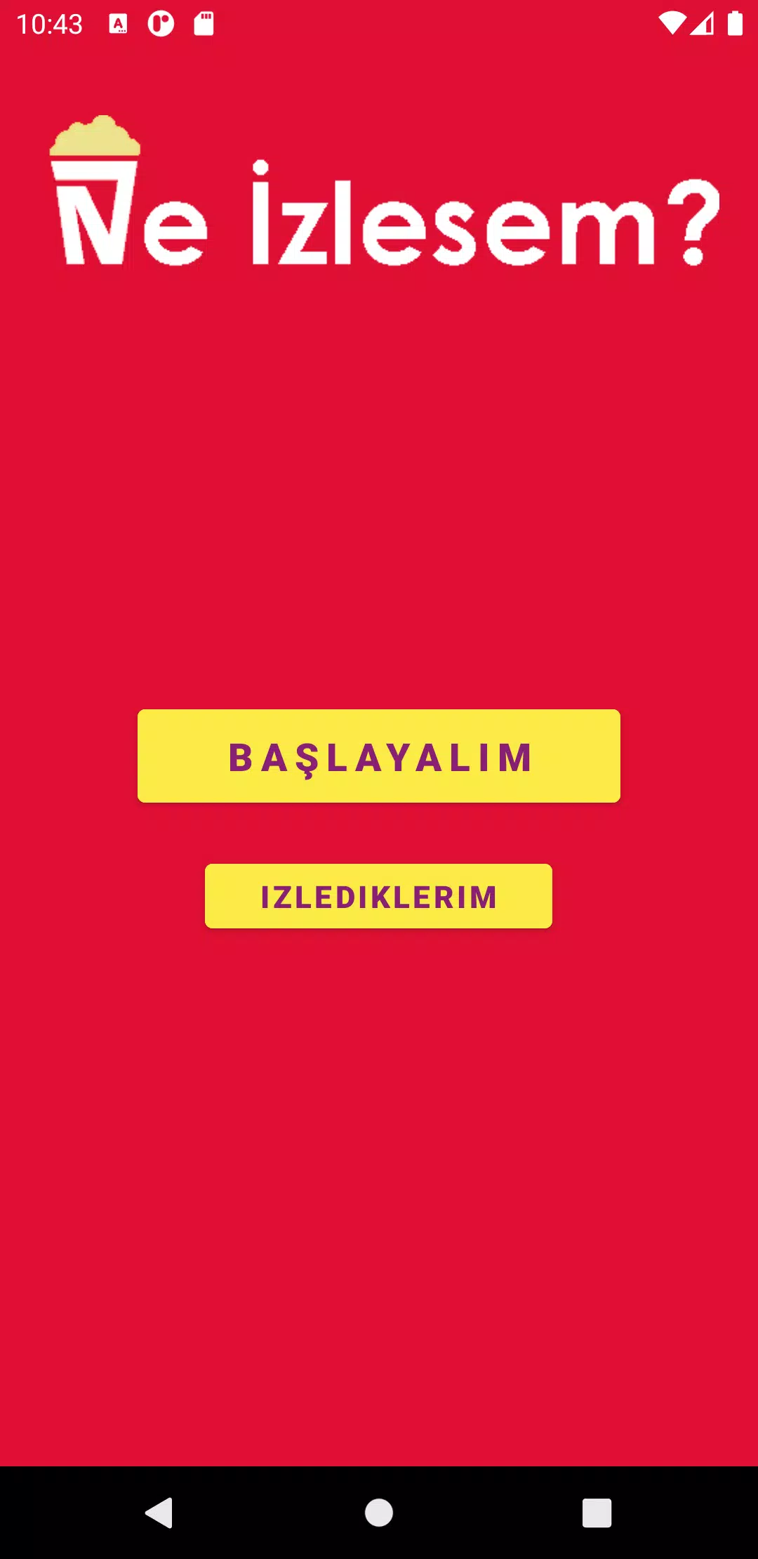 Скриншоты Ne İzlesem?