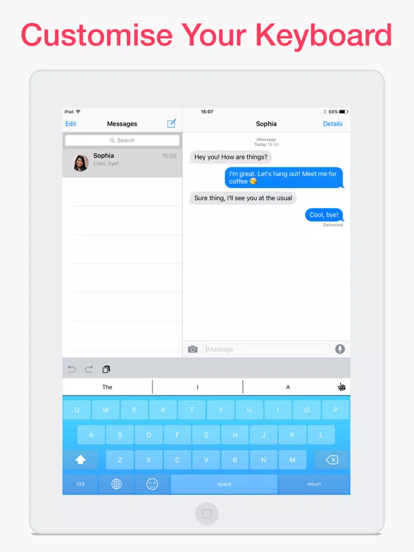 Magic Keyboard - Custom themes and emoji emoticons iPad Screenshots