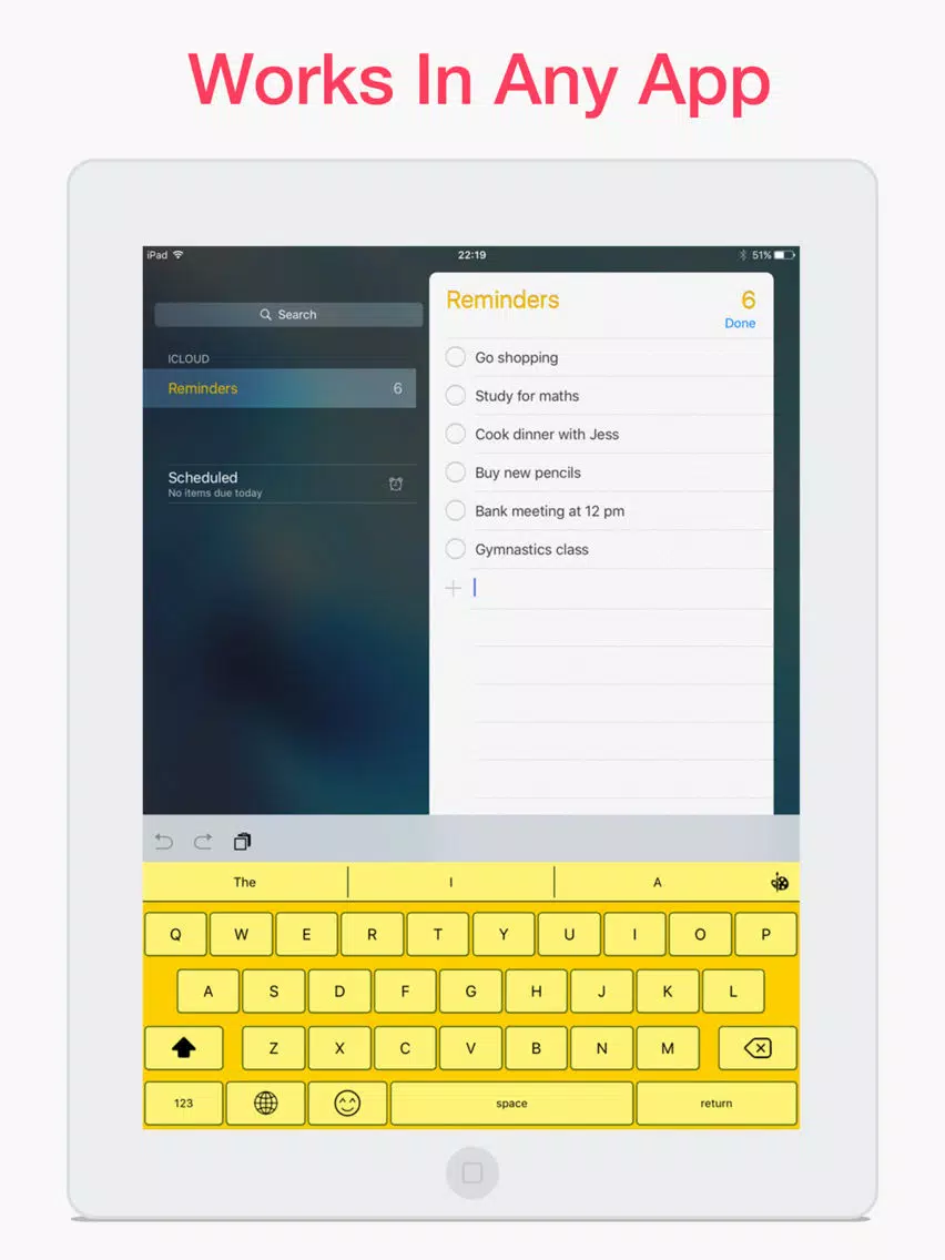 Magic Keyboard - Custom themes and emoji emoticons iPad Screenshots