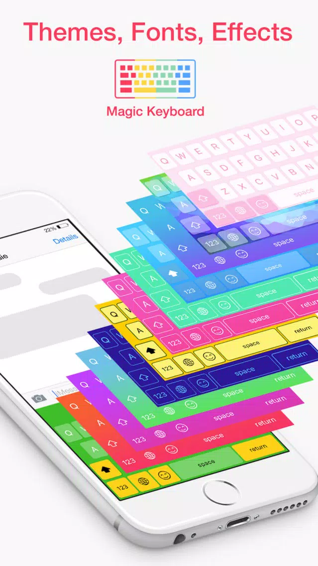 Magic Keyboard - Custom themes and emoji emoticons Screenshots