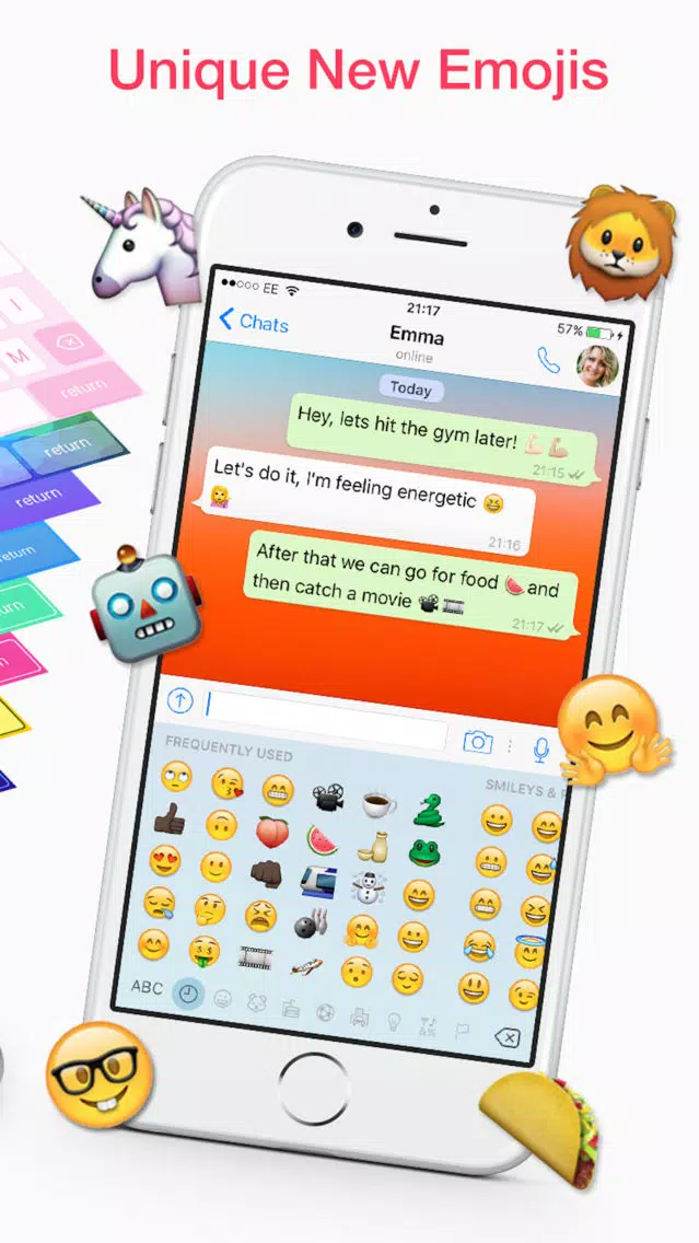 Magic Keyboard - Custom themes and emoji emoticons Screenshots