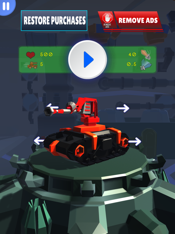 The Legend Tank War 3D iPad 应用截图