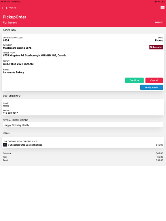 Order Zupp iPad स्क्रीनशॉट