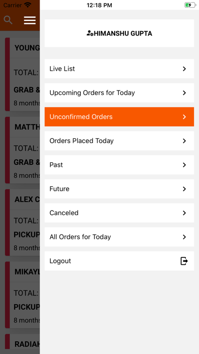 Order Zupp स्क्रीनशॉट