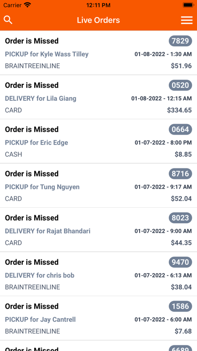 Order Zupp स्क्रीनशॉट