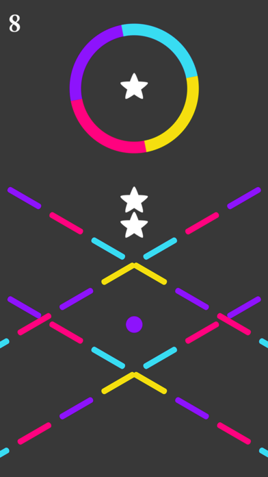 Steppy Jump Circle Color - Switch Spinny Balls On Wanted Road Screenshots