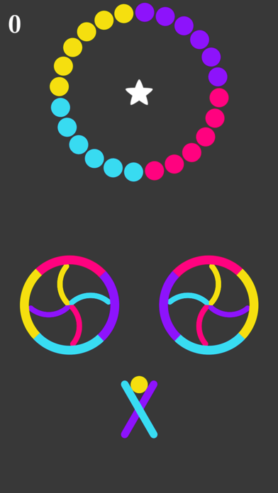 Steppy Jump Circle Color - Switch Spinny Balls On Wanted Road Screenshots