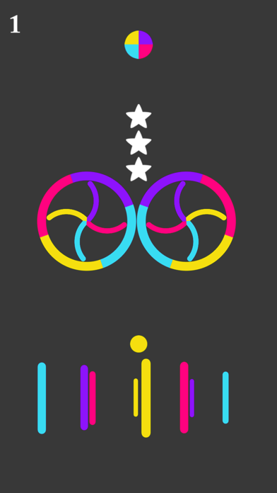 Steppy Jump Circle Color - Switch Spinny Balls On Wanted Road Screenshots