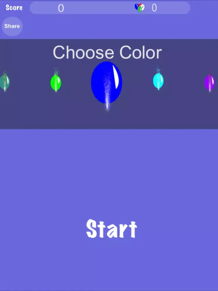 Tangkapan layar Magic Balloon iPad 