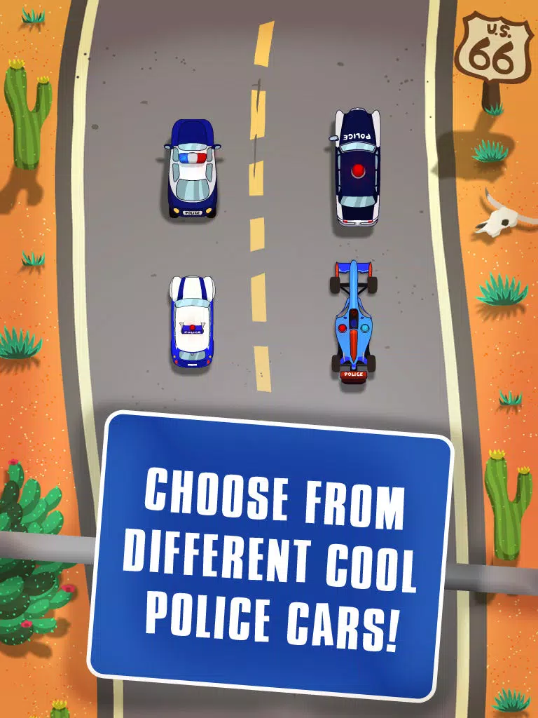 Awesome Police Race Multiplayer Lite iPad Screenshots