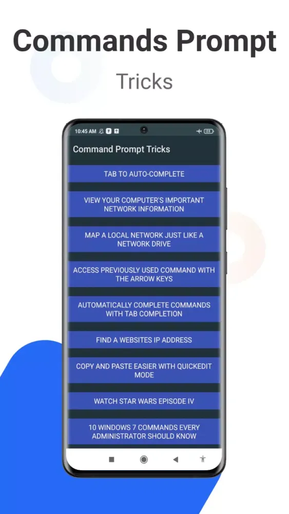 Commands Prompt Tricks & tips Screenshots
