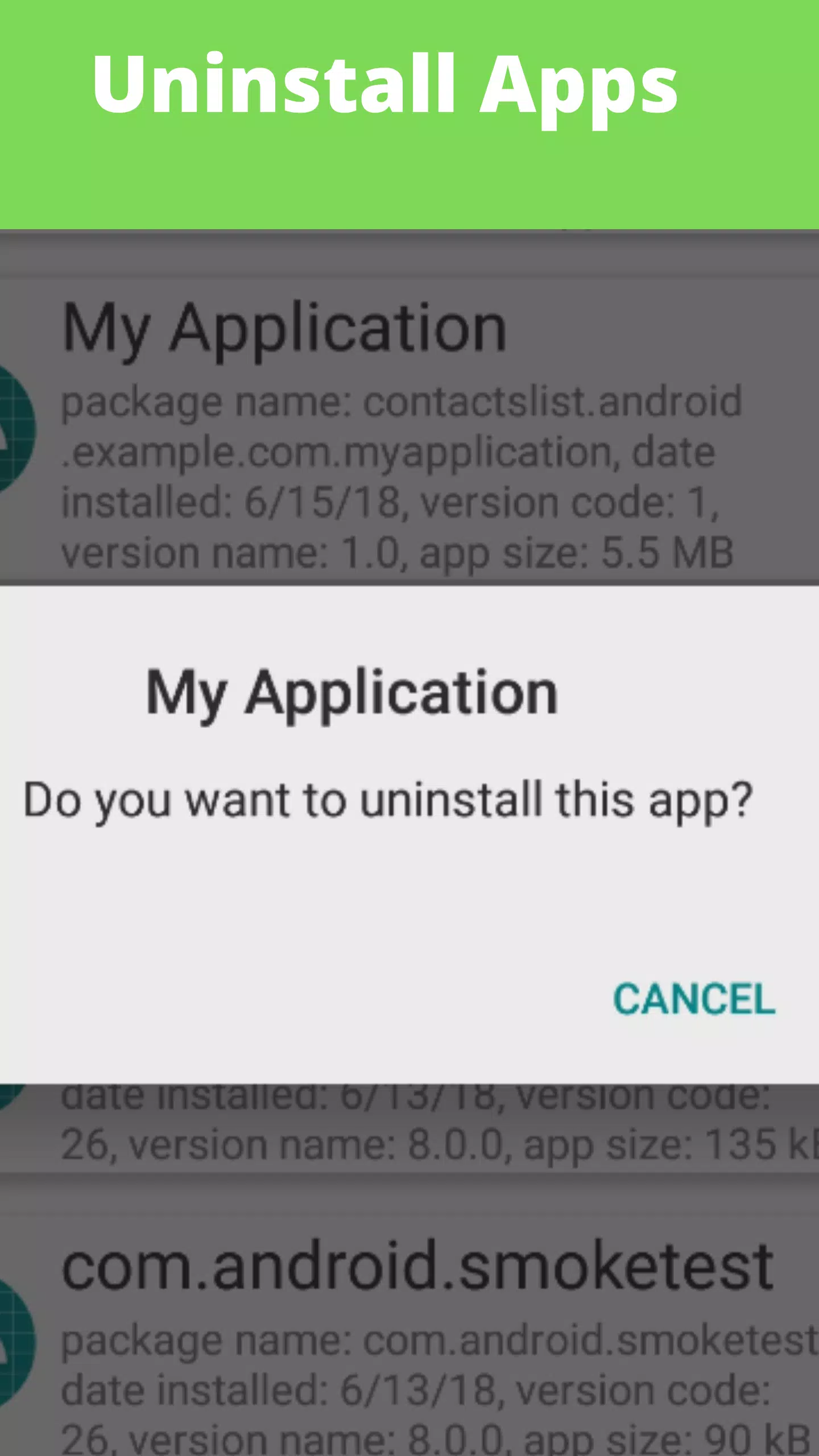 Uninstall Backup & Restore App Screenshots